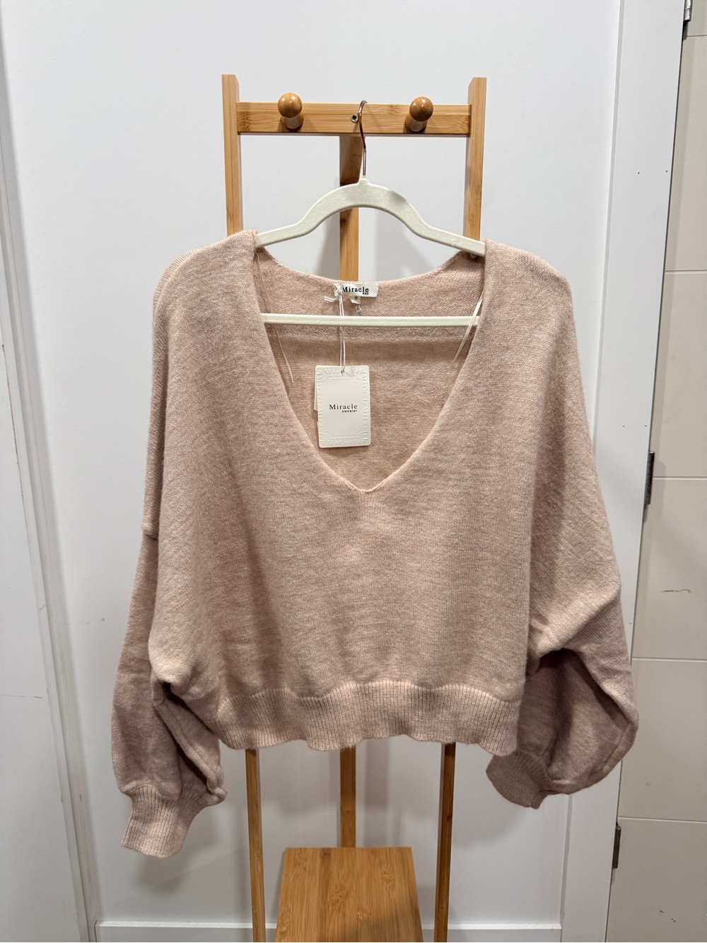 Miracle Oversized V-Neck Sweater